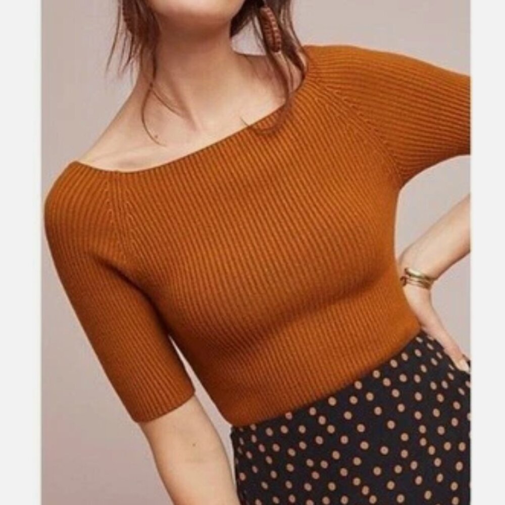 Anthropologie Off the Shoulder Sweater - Size S